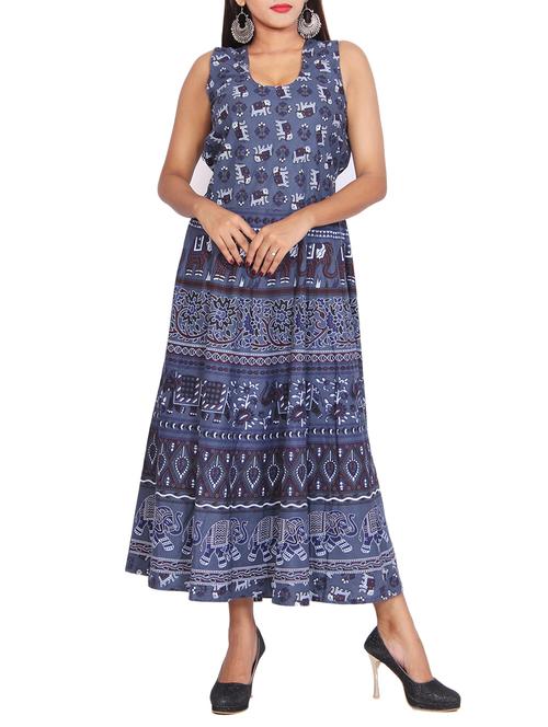 flared printed dress - 15466783 - Very Small Image - 1