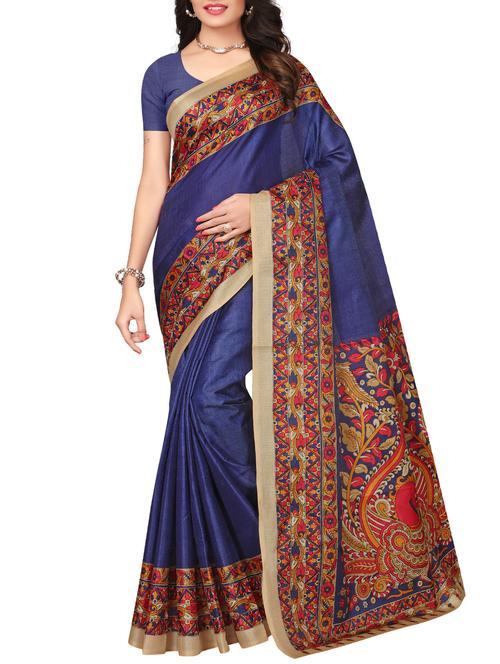 border printed saree - 15467348 - Very Small Image - 1