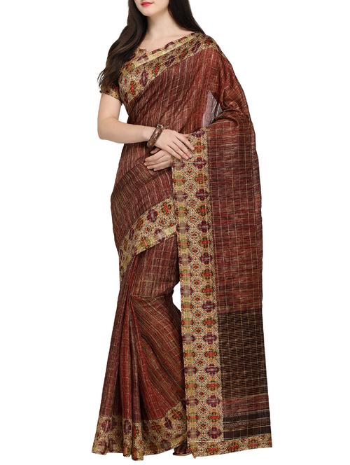 stylish printed saree - 15468617 - Very Small Image - 1