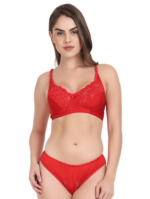 lace detail bra & panty set - 15468722 - Very Small Image - 1