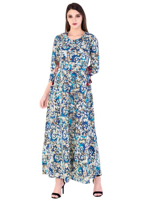 flared printed kurta - 15468757 - Very Small Image - 1