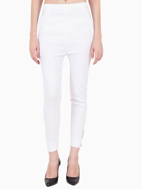 front pocket button detail jeggings - 15469102 - Very Small Image - 1
