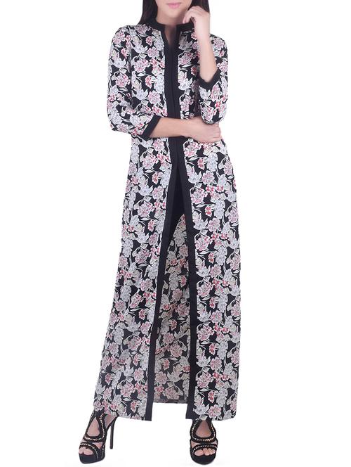 high slit printed kurta - 15469941 - Very Small Image - 1