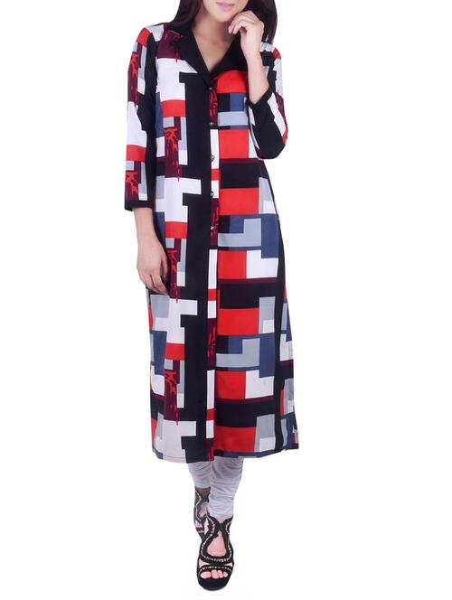 straight printed kurta - 15469944 - Very Small Image - 1