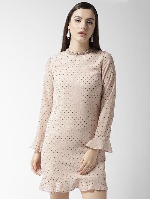 frill detailed printed dress - 15471498 - Very Small Image - 1