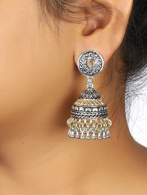 oxidized jhumka - 15472683 - Very Small Image - 1