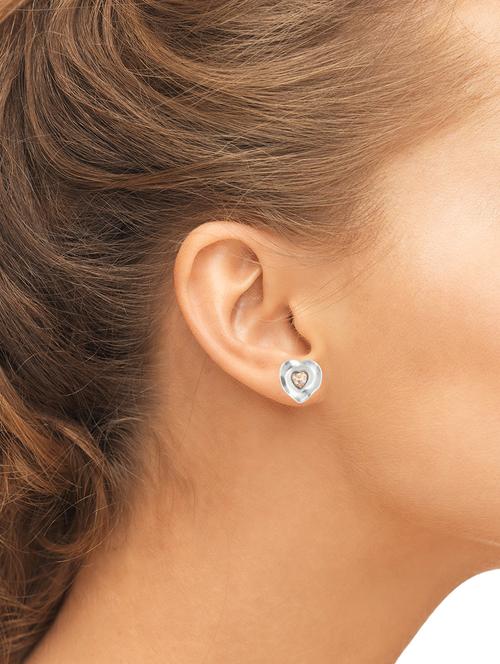 gold metal drop earring - 15473389 - Very Small Image - 1
