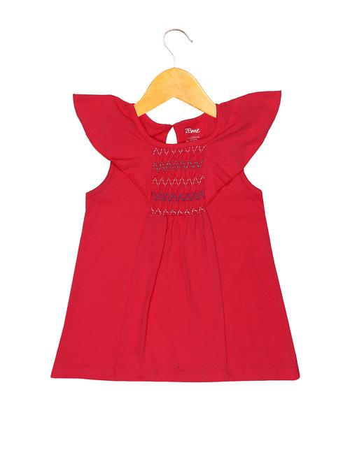 pink cotton frock - 15476112 - Very Small Image - 1