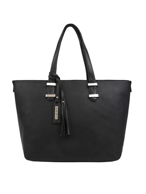 black leatherette (pu) handbag - 15477466 - Very Small Image - 1