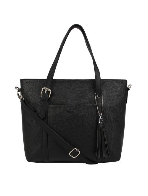 black leatherette (pu) handbag - 15477492 - Very Small Image - 1