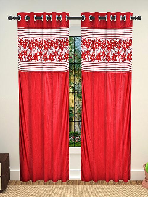 set of 2 polyester window curtains - 15478391 - Very Small Image - 1