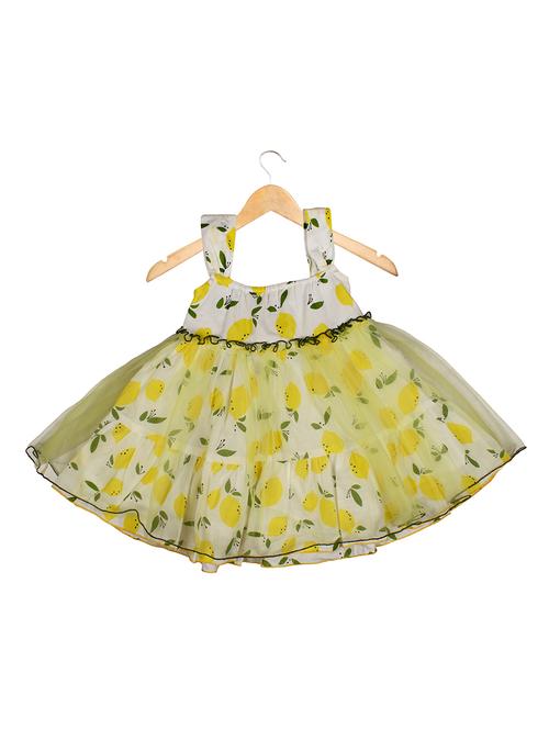 girls square neck sleeveless frock - 15478758 - Very Small Image - 1