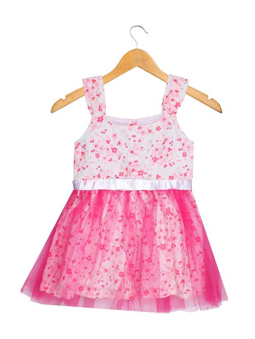 girls square neck sleeveless frock - 15478759 - Very Small Image - 1