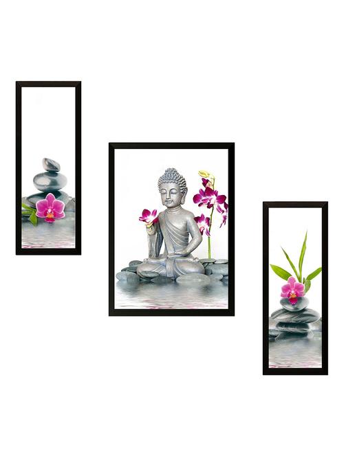 saf buddha digital reprint painting(13.5 inch x 22 inch) - 15482137 - Very Small Image - 1