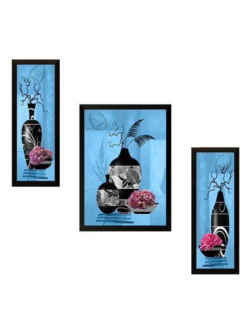 saf set of 3 flowers digital reprint painting(13.5 inch x 22 inch) - 15482165 - Very Small Image - 1