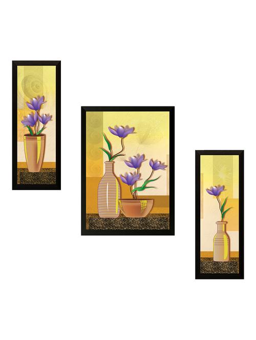 saf set of 3 flowers digital reprint painting(13.5 inch x 22 inch) - 15482166 - Very Small Image - 1