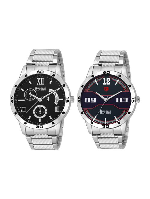 charlie carson set of 2 combo analog watches-cc123mmc - 15482450 - Very Small Image - 1