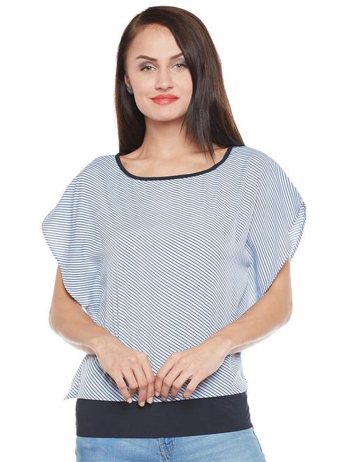 piping detail striped top - 15482664 - Very Small Image - 1