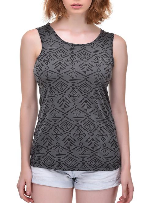 tribal print tank tee - 15483147 - Very Small Image - 1