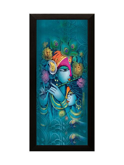 saf radhe krishna ink painting(17 inch x 7 inch) - 15483476 - Very Small Image - 1
