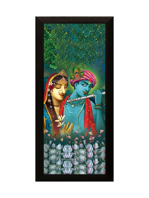 saf radhe krishna ink painting(17 inch x 7 inch) - 15483477 - Very Small Image - 1