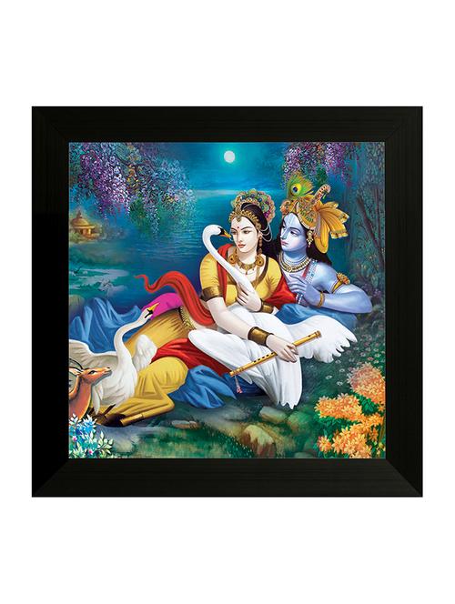 saf radhe krishna digital reprint painting(14 inch x 14 inch) - 15483854 - Very Small Image - 1