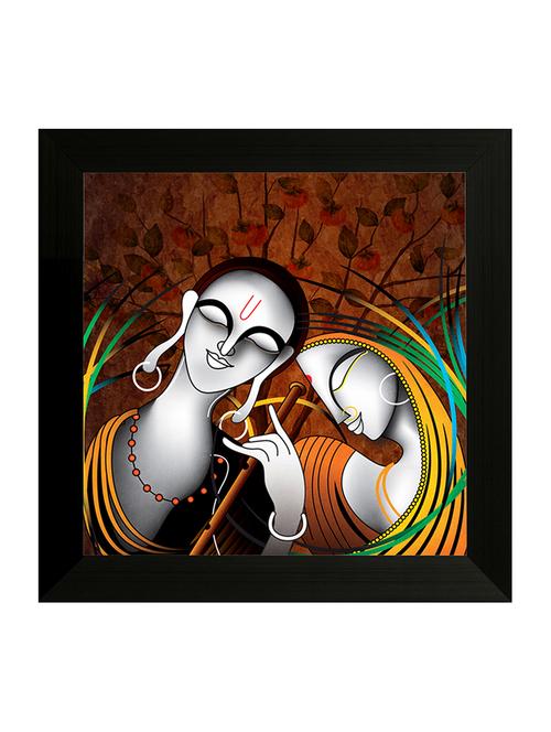 saf radhe krishna digital reprint painting(14 inch x 14 inch) - 15483855 - Very Small Image - 1