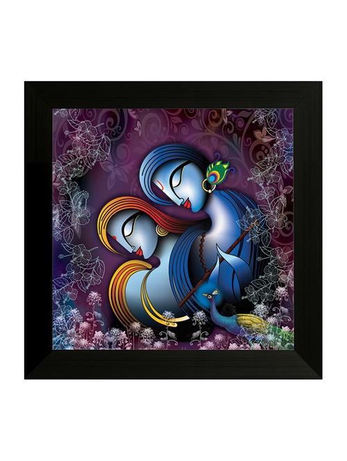 saf radhe krishna digital reprint painting(14 inch x 14 inch) - 15483857 - Very Small Image - 1