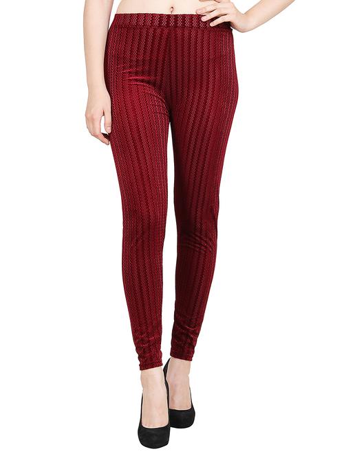 chevron print legging - 15489479 - Very Small Image - 1
