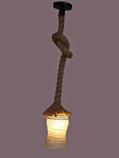 ultra stylish pendant ceiling lamp light hanging in rope with hand decorative designer glass shade (set of four ) rf45 - 15490303 - Very Small Image - 1