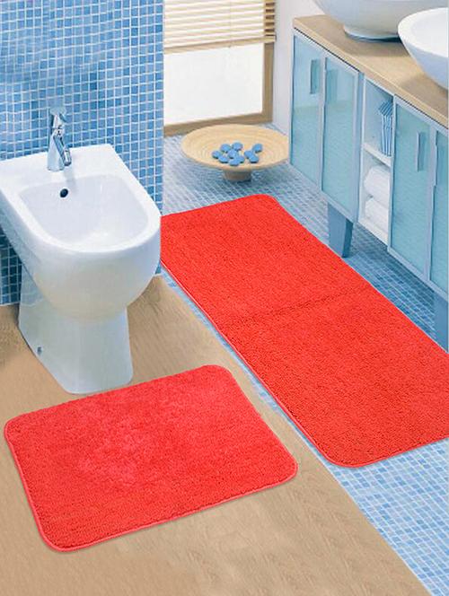 anti slip microfiber kitchen runner set with mat- 40x100 cm & 40x50 cm - 15493380 - Very Small Image - 1