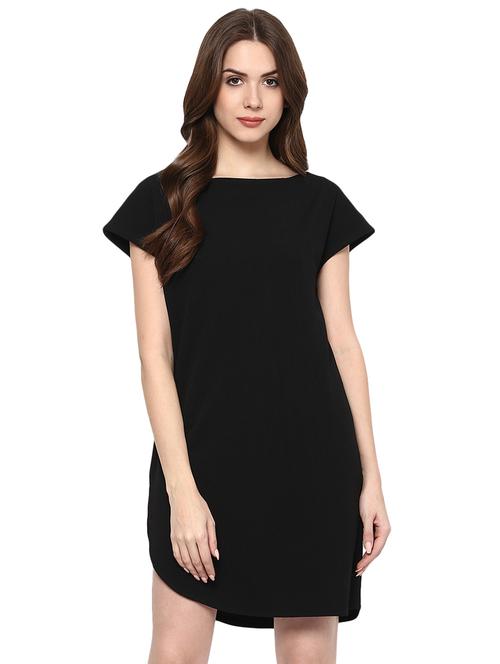 cap sleeved asymmetric dress - 15497087 - Very Small Image - 1