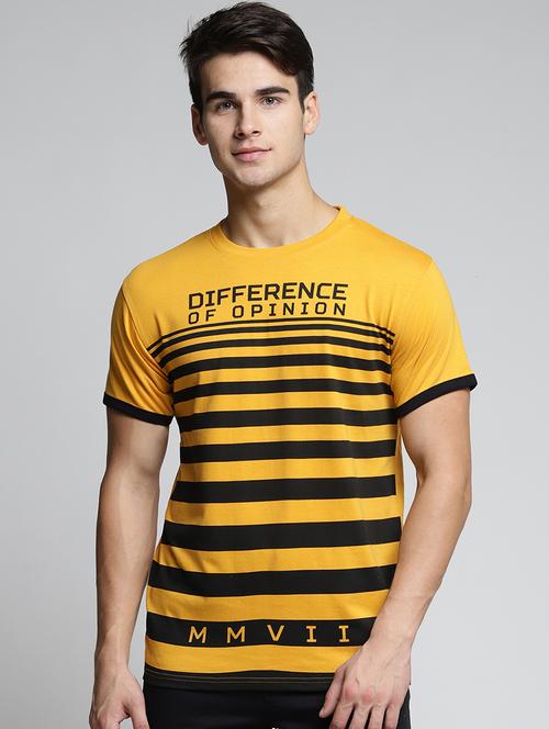 yellow cotton t-shirt - 15497619 - Very Small Image - 1