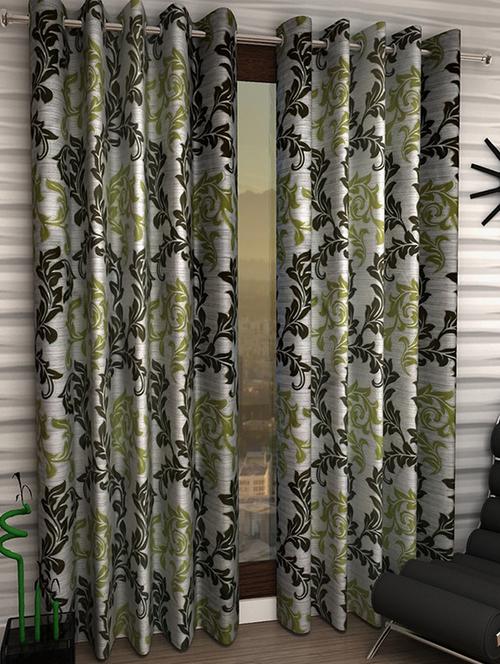 set of 8 polyester long door curtains - 15498425 - Very Small Image - 1