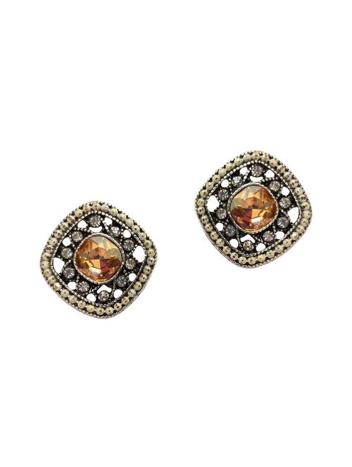 yellow gold tone earrings - 15500128 - Very Small Image - 1