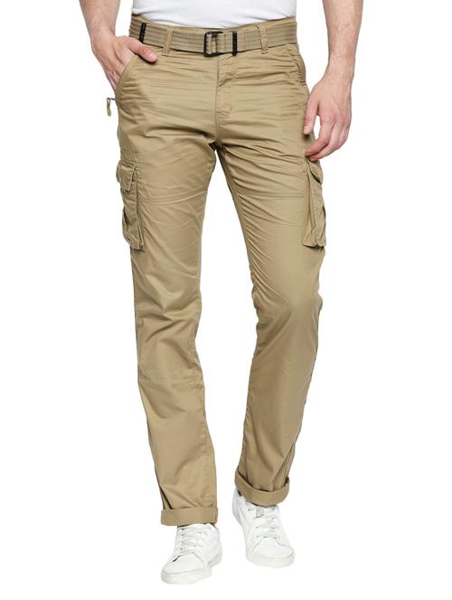 beige cotton cargo - 15501919 - Very Small Image - 1