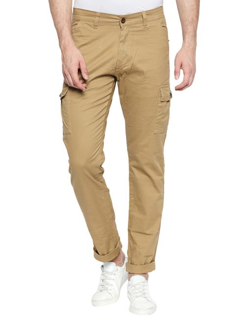 beige cotton blend cargo - 15501933 - Very Small Image - 1