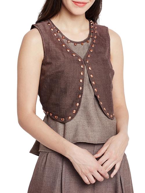 embellished short shrug - 15502663 - Very Small Image - 1