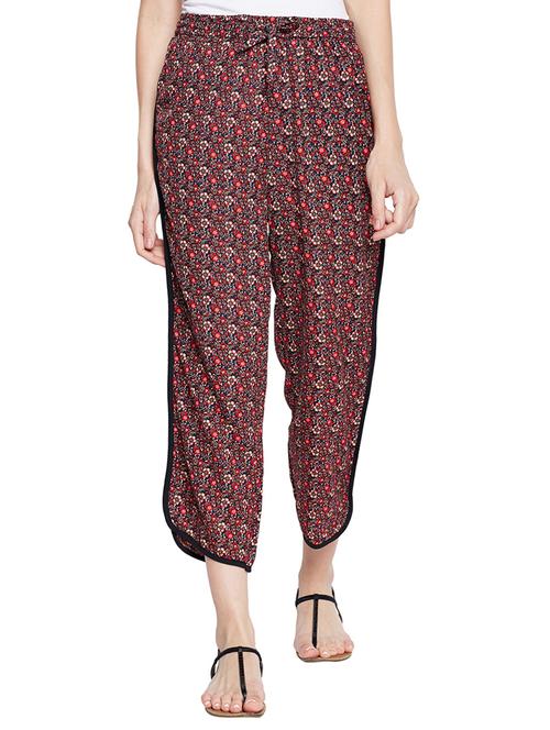 drawstring waist side-piping trouser - 15502726 - Very Small Image - 1