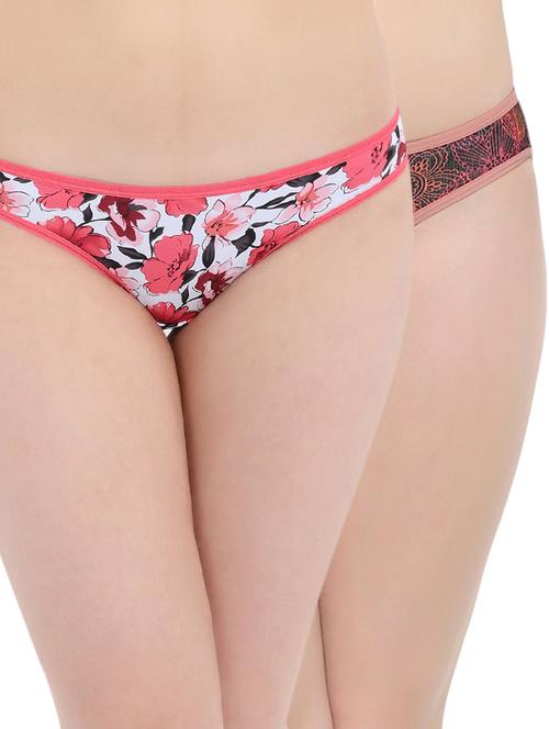 set of 2 printed bikini panties - 15503269 - Very Small Image - 1
