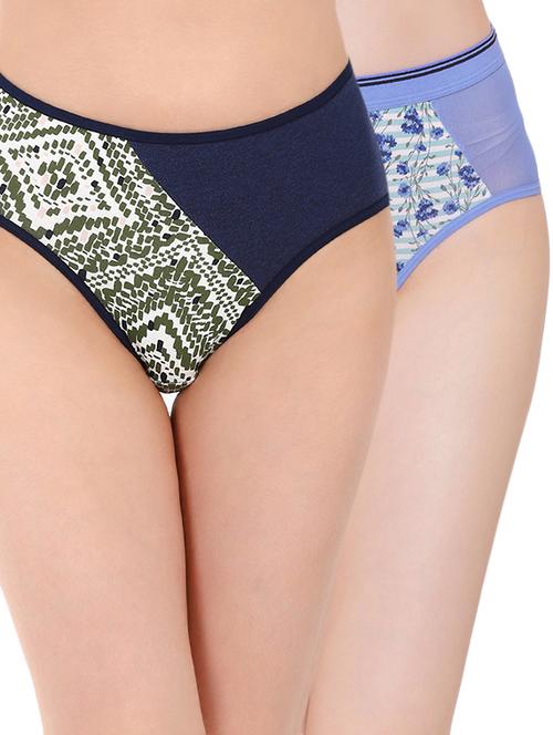set of 2 printed hipster panties - 15503287 - Very Small Image - 1