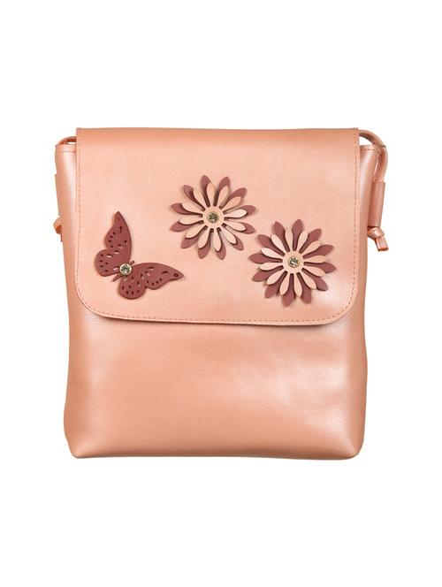 pink leatherette (pu) sling bag - 15503429 - Very Small Image - 1