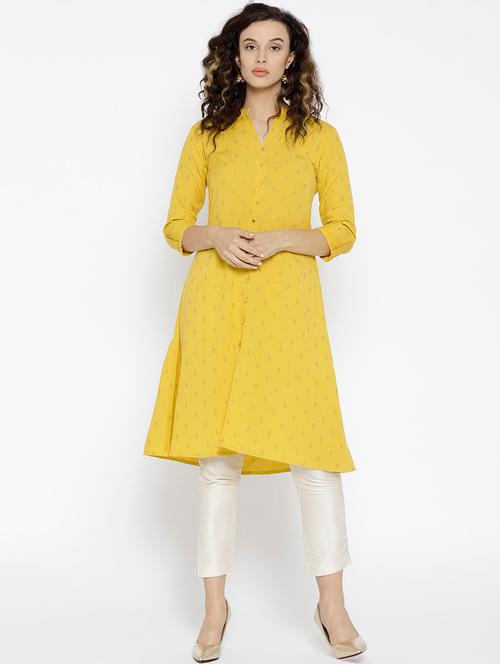 women's front slit kurta - 15503705 - Very Small Image - 1