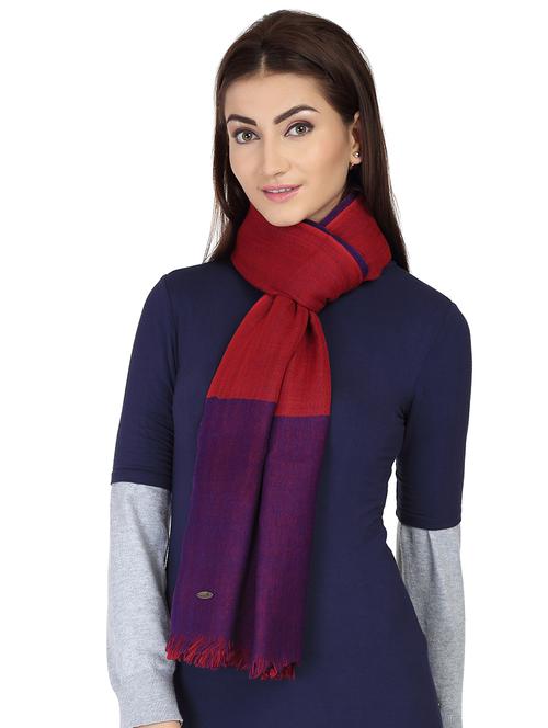 purple wool stole - 15503926 - Very Small Image - 1
