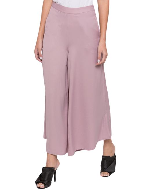 high waist flared palazzo - 15504905 - Very Small Image - 1