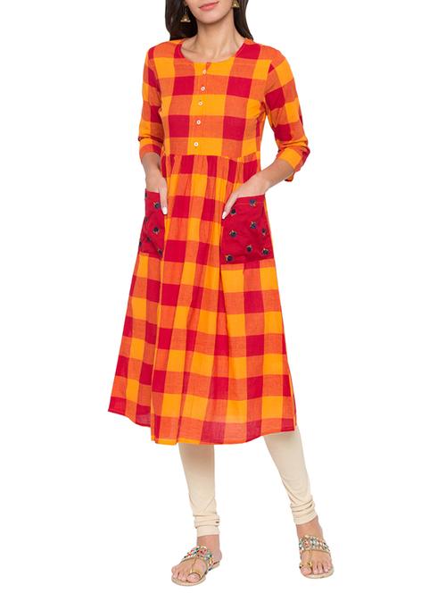 flared printed kurta - 15504922 - Very Small Image - 1
