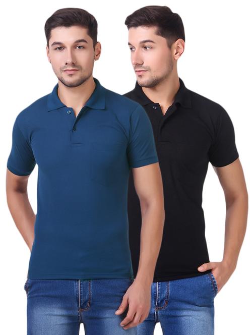 multi colored cotton combos t-shirt (set of 2) - 15505924 - Very Small Image - 1