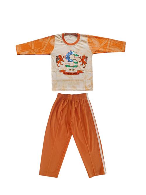 orange cotton full length set - 15506520 - Very Small Image - 1