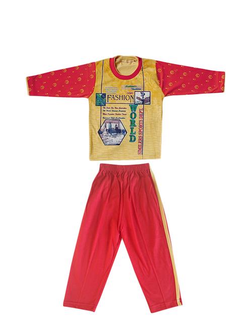 yellow cotton full length set - 15506525 - Very Small Image - 1