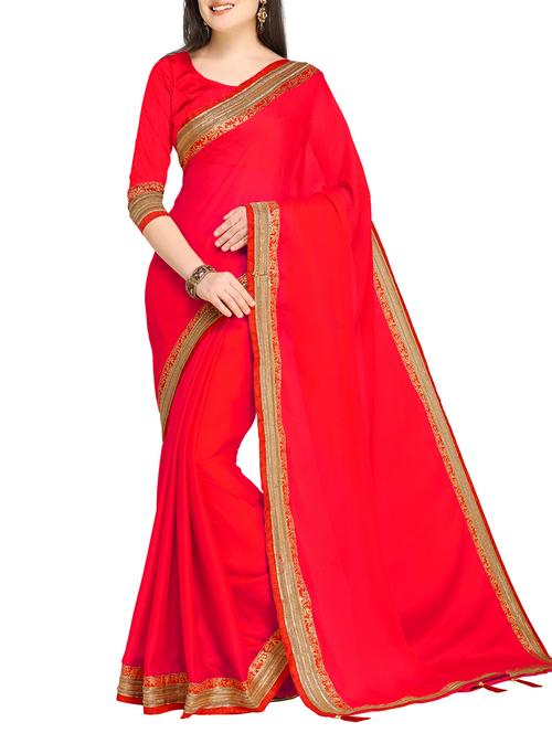 zari border embroidered saree - 15506724 - Very Small Image - 1